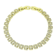 14K BRANSOLETKA POZŁACANA 18,5-17 CM 6 MM ELEGANCE XUPING 91614