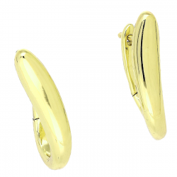 14K KOLCZYKI POZŁACANE 23/5 MM ZŁOTE TRADYCYJNE XUPING 91648