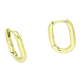 14K KOLCZYKI POZŁACANE 14/2 MM ZŁOTE ELEGANTKI XUPING 91650