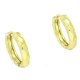 14K KOLCZYKI POZŁACANE 14/3 MM ZŁOTE KÓŁKA XUPING 91672