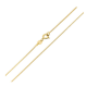 ŁAŃCUSZEK POZŁACANY 60 CM 0,9 MM OGON WĘŻA XUPING 91742
