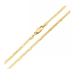 ŁAŃCUSZEK POZŁACANY 55 CM 2,5 MM GUCCI XUPING 91745