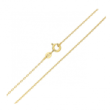 ŁAŃCUSZEK POZŁACANY 45 CM 1 MM ANKIER XUPING 91749