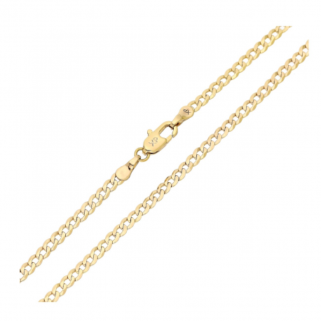 ŁAŃCUSZEK POZŁACANY 50 CM 2,8 MM PANCERKA XUPING 91752