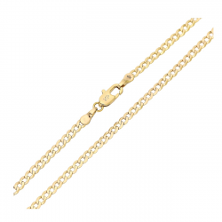 ŁAŃCUSZEK POZŁACANY 45 CM 2,8 MM PANCERKA XUPING 91753
