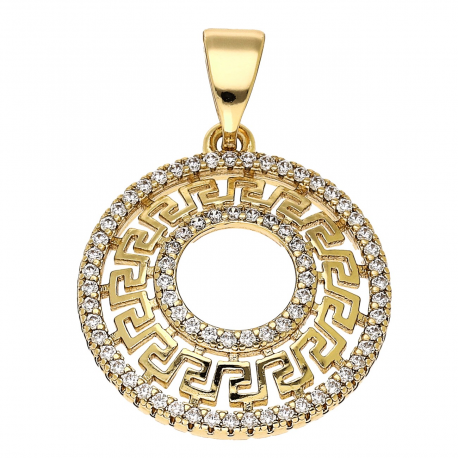 ZAWIESZKA POZŁACANA 30/21 MM GRECKI KRĄG XUPING 91793