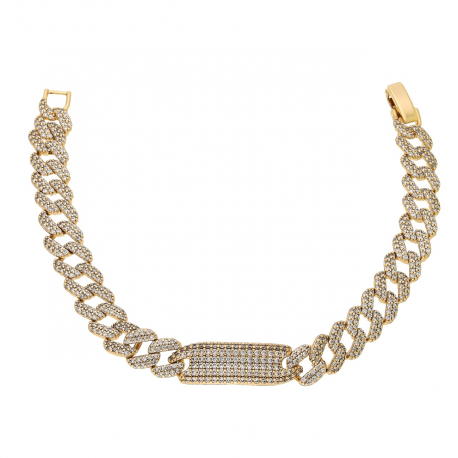 BRANSOLETKA POZŁACANA 18 CM 8,5 MM ROYAL LUXURY XUPING 91823