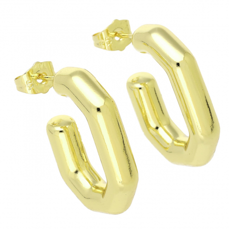 14K KOLCZYKI POZŁACANE ABS 28/6 MM LECIUTKIE ELEGANTKI XUPING 92250