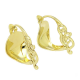 14K KOLCZYKI POZŁACANE 27/16 MM ZŁOTE ELEGANTKI XUPING 92270