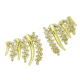 14K KOLCZYKI POZŁACANE 18/19 MM BRYLANTOWE ELEGANTKI XUPING 92318