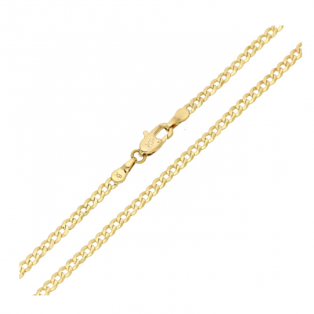 ŁAŃCUSZEK POZŁACANY 60 CM 2,8 MM PANCERKA XUPING 92341