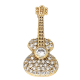 ZAWIESZKA POZŁACANA 30/13 MM BRYLANTOWA GITARA XUPING 92370