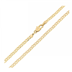 ŁAŃCUSZEK POZŁACANY 45 CM 2,9 MM PANCERKA XUPING 92346