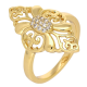 PIERŚCIONEK POZŁACANY 23 MM ELEGANCE XUPING 92568