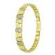 14K BRANSOLETKA POZŁACANA 19-17 CM 9 MM ELEGANCE XUPING 92642