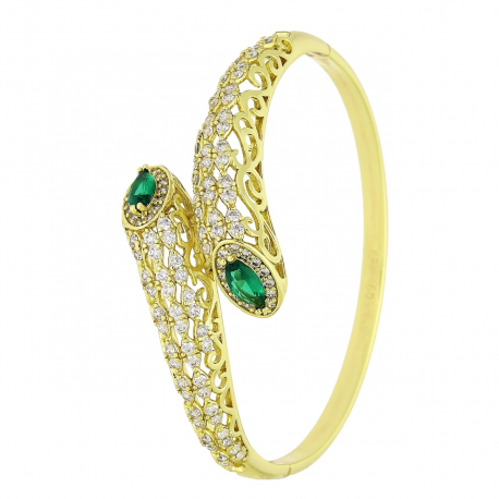 14K BRANSOLETKA POZŁACANA 60/21 MM ELEGANCE XUPING 92669