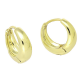 14K KOLCZYKI POZŁACANE 15/6 MM ZŁOTE TRADYCYJNE XUPING 92693