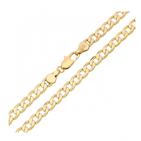 ŁAŃCUSZEK POZŁACANY 60 CM 5 MM PANCERKA XUPING 92765