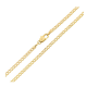 ŁAŃCUSZEK POZŁACANY 50 CM 2,6 MM PANCERKA XUPING 92771