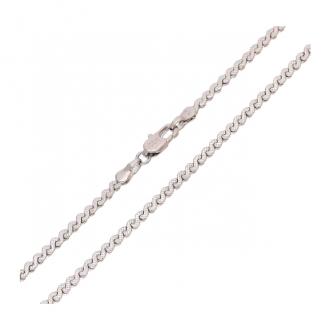 ŁAŃCUSZEK PLATYNOWANY 70 CM 2,6 MM ÓSEMKOWY XUPING 92781