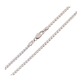 ŁAŃCUSZEK PLATYNOWANY 60 CM 2,6 MM ÓSEMKOWY XUPING 92782