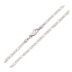ŁAŃCUSZEK PLATYNOWANY 60 CM 2,6 MM FIGARO XUPING 92787
