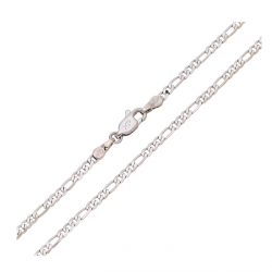 ŁAŃCUSZEK PLATYNOWANY 60 CM 2,6 MM FIGARO XUPING 92787