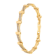 BRANSOLEKA POZŁACANA 19,5-17 CM 8 MM ELEGANCE XUPING 92838