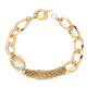 BRANSOLEKA POZŁACANA 20/12 CM 8 MM LUXURY XUPING 92842