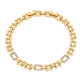 BRANSOLEKA POZŁACANA 19-17 CM 6,5 MM ELEGANCE XUPING 92846