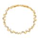 BRANSOLEKA POZŁACANA 19-17 CM 7 MM ELEGANCE XUPING 92847