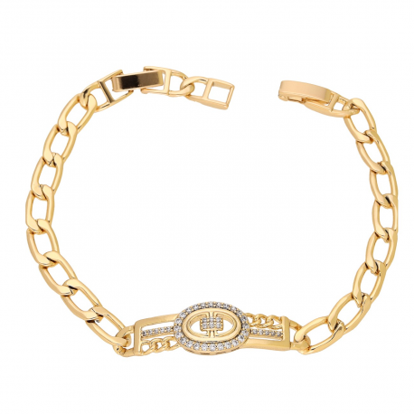 BRANSOLEKA POZŁACANA 19-17 CM 10 MM ELEGANCE XUPING 92848
