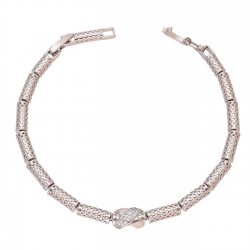 BRANSOLETKA PLATYNOWANA 19,5-17 CM 6,5 MM ELEGANTKA XUPING 92855