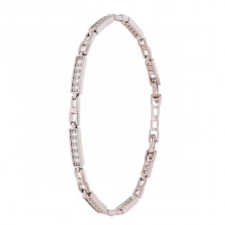 BRANSOLETKA PLATYNOWANA 19-17 CM 3,5 MM DELIKATNA XUPING 92856