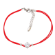 BRANSOLETKA PLATYNOWANA 17+3 CM RED STRING XUPING 92862