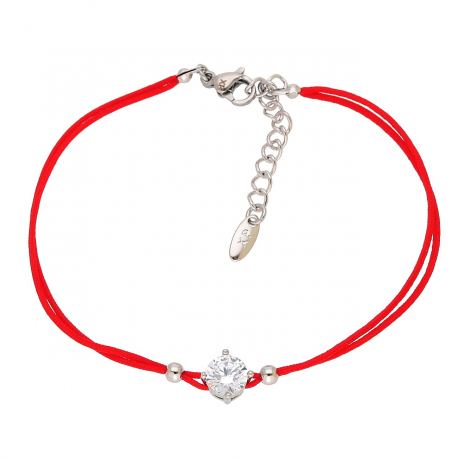 BRANSOLETKA PLATYNOWANA 17+3 CM RED STRING XUPING 92862