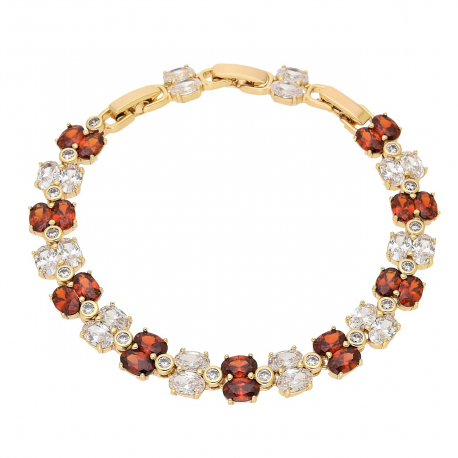 BRANSOLETKA POZŁACANA 19,5-17,5-15,5 CM 9 MM LUXURY XUPING 92914
