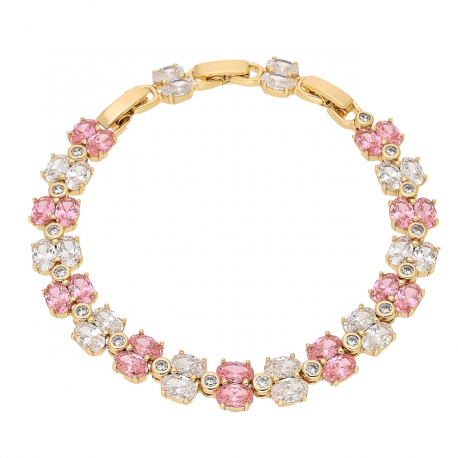 BRANSOLETKA POZŁACANA 19,5-17,5-15,5 CM 9 MM LUXURY XUPING 92915