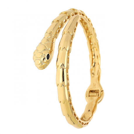 BRANSOLETKA POZŁACANA 56/19 MM ŻMIJA BANGLE XUPING 92935