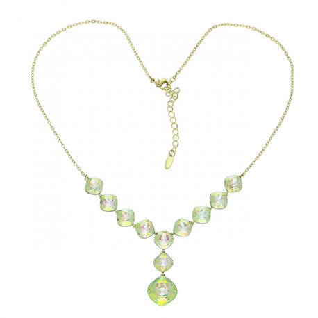 14K CELEBRYTKA POZŁACANA 41+5 CM CRYSTAL XUPING 93109