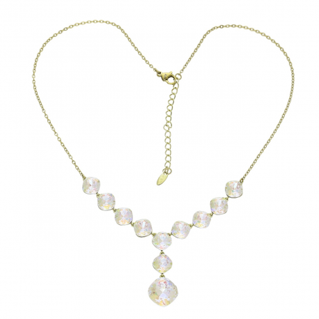 14K CELEBRYTKA POZŁACANA 41+5 CM CRYSTAL XUPING 93111