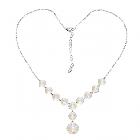 CELEBRYTKA PLATYNOWANA 41+5 CM CRYSTAL XUPING 93112
