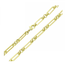 14K ŁAŃCUSZEK POZŁACANY 45 CM 4,6 MM OZDOBNY XUPING 93167