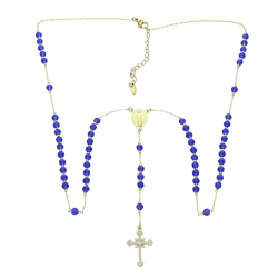 14K CELEBRYTKA POZŁACANA 60+5 Z-10 CM RÓŻANIEC XUPING 93168