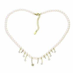 14K CELEBRYTKA POZŁACANA 39+5 CM LUXURY XUPING 93173
