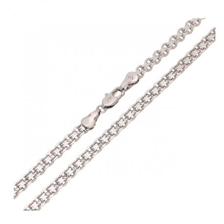 ŁAŃCUSZEK PLATYNOWANY 45 CM 3,9 MM BISMARK XUPING 93381