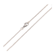 ŁAŃCUSZEK PLATYNOWANY 45 CM 1,2 MM WENECJANA XUPING 93387