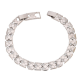 BRANSOLETKA PLATYNOWANA 19-17 CM 8 MM ELEGANCE XUPING 93485