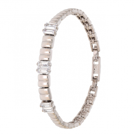 BRANSOLETKA PLATYNOWANA 18-16,5 CM 7 MM ELEGANCE XUPING 93487