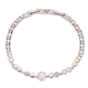 BRANSOLETKA PLATYNOWANA 19-17 CM 7 MM ELEGANCE XUPING 93490